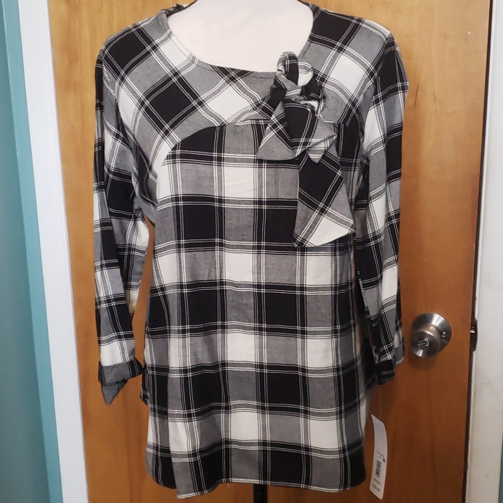 Plaid top